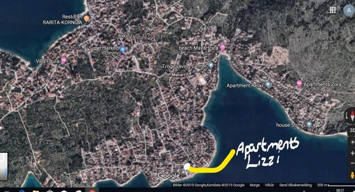 Apartment Lizzi. Trogir Eksteriør billede